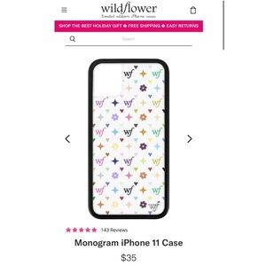 Wildflower Cases Monogram iPhone 11 Case